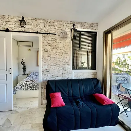 Bright 31m2 Flowered Terrace Near Croisette Apartamento