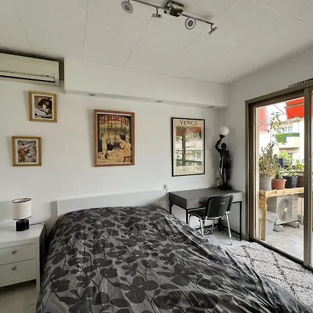 Bright 31m2 Flowered Terrace Near Croisette * Cannes