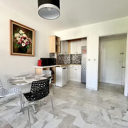 Bright 31m2 Flowered Terrace Near Croisette Cannes