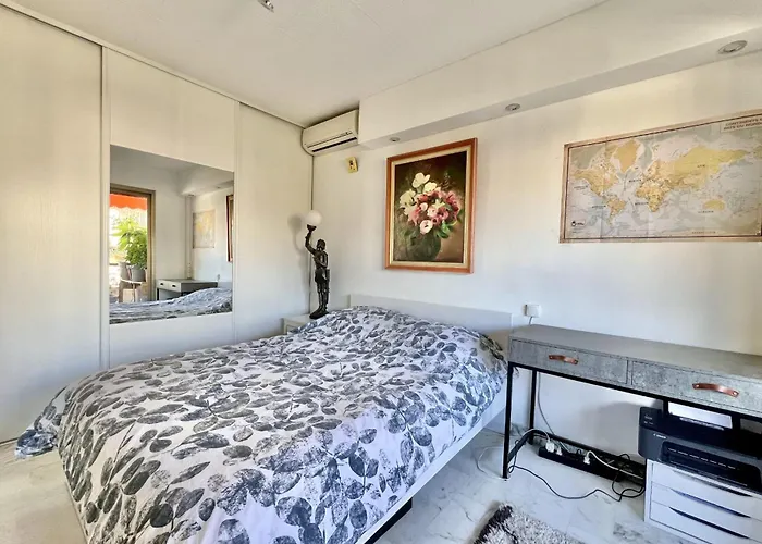 Bright 31m2 Flowered Terrace Near Croisette *