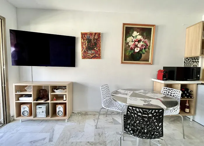 Bright 31m2 Flowered Terrace Near Croisette